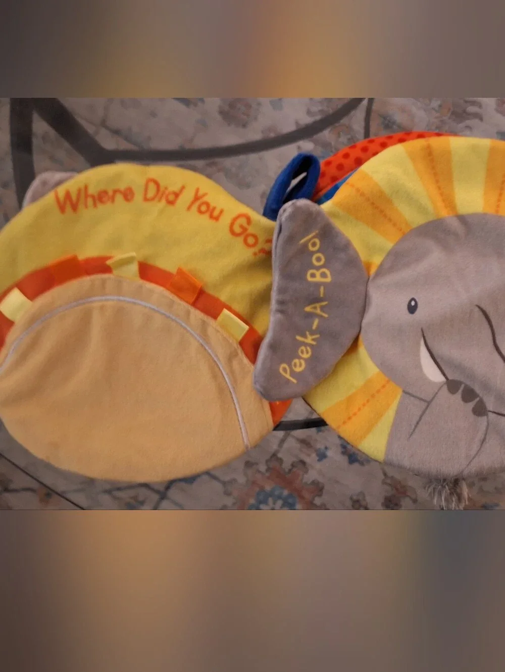Hello Baby Plush Elephant Kids Backpack - Blue